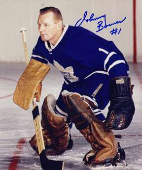 Johnny Bower, one of the great characters of the game, my hero
